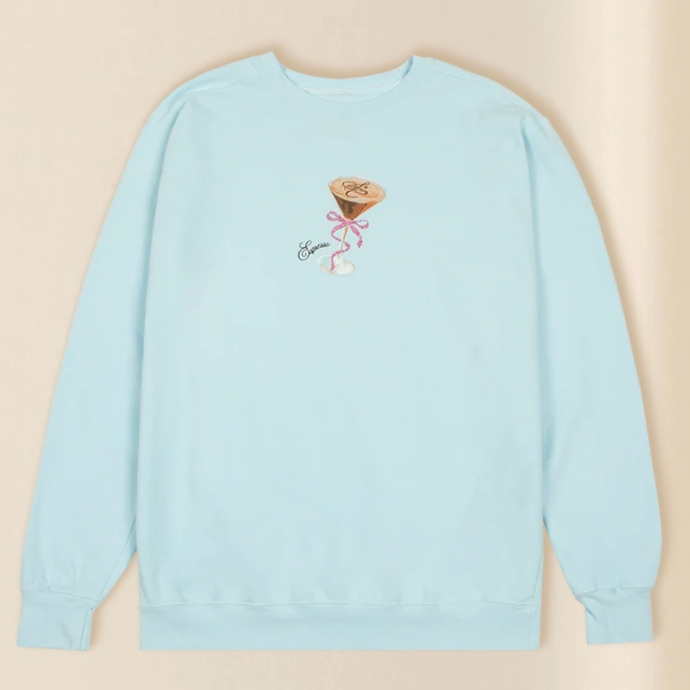 Sabrina Carpenter Sweatshirt Me Espresso Martini Crewneck XL NWOT